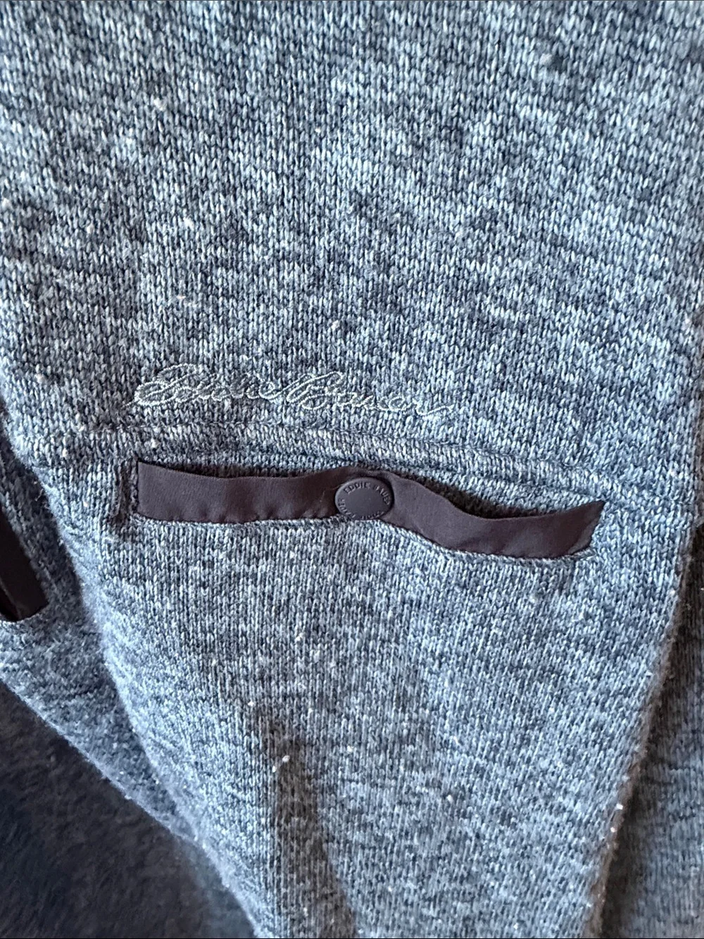 Eddie Bauer Blue Heather Half-Zip Pullover
